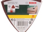 Šlifavimo popierius BOSCH Delta, K120,25 vnt.