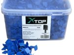 Plytelių išlyginimo sistema XTOP, 1 mm, inkarų 900 vnt., plytelių aukštis 5-14mm
