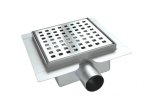 Metalinis dušo latakas BIELBET Piksel, 150x150mm