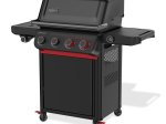 Dujinė kepnsinė WEBER Spirit EPX-435R, 4 degikliai, 118 x 65 x 132 cm, su ratukais, juoda