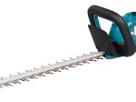 Akumuliatorinės gyvatvorių žirklės MAKITA DUH506Z, 18 V, darbinis plotis 50 cm, bešepetėlinis variklis, svoris 2,8 kg. Be akumuliatorių ir pakrovėjo.