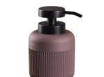Muilo dozatorius RIDDER SELMA, pastatomas, 400 ml, rudas/juodas matinis, guma/ABS , 2030508