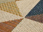 Kilimas Sedona, 80 x 200 cm, 100% polipropilenas, tinkamas viduje ir lauke, rombai, spalvotas, 750979