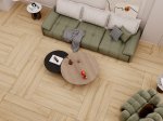 Akmens masės plytelės BUENO EURO MADRID TAPTIK WOOD HONEY, 20 x 120 cm, 1,200 m2/dėž., rektifikuotos, glazūruotos,, spl. šviesiai ruda
