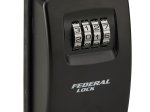 Sieninis seifas raktams THIRARD, su kodine spyna, splalva juoda, 110 x 68 x 43 mm, 393292