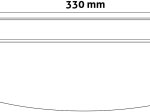Lubinis LED šviestuvas AVIDE Jelly At-0208/Cordelia, 18 W, 220-240 V, 4000 K, 1600 lm, IP20, 330 x 100 mm