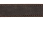 Antkaklis šunims TRIXIE Rustic, odinis, S-M, 34-40cm/25mm, tamsiai rudos spalvos