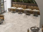 Akmens masės plytelės BUENO EURO MADRID Cemento Slate, 60 x 120 cm, 1,440 m2/dėž., rektifikuotos, matinės, glazūruotos, spl. šviesiai pilka