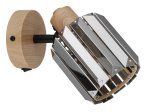 Kryptinis šviestuvas GLOBO Run, E14, 1 x 40W, 230V, aukso sp., 90x167x150 mm