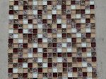 Mozaika MONA MOSAICS Hp6003, 300 x 300 x 6 mm, 15 vnt./dėž., stiklo, spl. ruda/smėlinė/balta