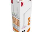 Stalinis šviestuvas AVIDE At-7606, 18 LED, 4 W, 4000K, 250 lm, IP20,  įkraunamas, baltos spalvos, sensorinis valdymas, USB lizdas, USB įkrovimo laidas