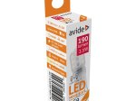 LED lempa AVIDE At-0300, 2,5W (=25W), G9, NW, 4000K, 220-240V, 190 lm, 25.000 val.