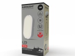 Specialiųjų patalpų LED šviestuvas EUROLIGHT Riga, 12W, 4000K, 960 lm, IP65, virštinkinis, baltos sp., ovalo formos, PL-O-12W-4000K-E