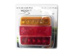 Lempų komplektas priekabai MOOVIT, galinės, led, 1 vnt