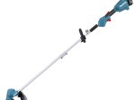 Akumuliatorinė žoliapjovė MAKITA DUR192LRT, 18 V, pjovimo plotis 300 mm, svoris 2,7 kg, bešepetėlis variklis, kilpinė rankena, 5,0 Ah akumuliatorius ir pakrovėjas