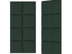 Sienų plokštė PUFFIN Trends 45 Pk, spl. Deliciosa Mono Bottle Green, 450x450x37 mm, dekoratyvinė, tekstilinė
