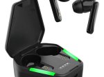 Ausinės STREETZ TWS-115, True Wireless Stereo, 500 mAh, su dėžute, matinės juodos sp.