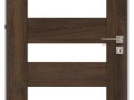 Laminuotos vidaus durys su užlaida VOSTER Bergamo 10, dešininės, spalva Oak, matmenys 2030 x 644 x 40 mm