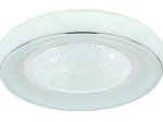 Lubinis LED šviestuvas GLOBO Mickey, 24W, 230V, 2500 lm, 3000-6000K, su pultu, su 2xAAA, dimer., atmintis, chromo sp. žiedas, apvalus, 490x90mm, 483110-24