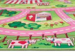 Kilimas ANDIAMO WONDERLAND, 140 x 200 cm, vaikiškas, rožinis, 100% poliesteris, 700693