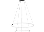 Pakabinamas LED šviestuvas SEARCHLIGHT Revolve, 28,24W, 230V, 3000K, 4057lm, 590 x 590 x 1200 mm, maksmalus aukštis 1500 mm, 40176-2BK