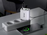 Telefono ir nešiojamo kompiuterio įkroviklis SPONGE Charger C2, 45 W, USB-C ir USB-A, GaN TÜV sertifikatas