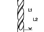 Grąžtas metalui BOSCH HSS-G, 8,5 x 75 x 117 mm, 1 vnt