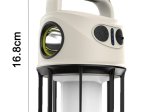 LED žibintuvėlis SUNLUX Qy-Cl01, įkraunamas, LED, 3 W + 5 W, 130 lm + 330 lm, IP44