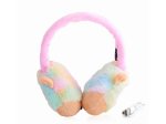 Ausinės SQUISHMALLOWS Leonard, Bluetooth 5.0., pliušinės ausinės, su mikrofonu, HMSQM-BT-LEONARD