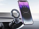 Automobilinis telefono laikiklis ALBURNUS, magnetinis, tvirtinamas į groteles, skersmuo 5 cm