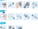 Dušo galvutė GROHE QuickFix Vitalio Start 110, 2-srovės, chromo spalva, 27946001