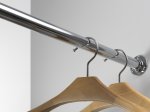 Rūbų kartelė HETTICH, D25x1500mm, chromuota, 9209021