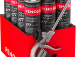 Klijuojančios putos PENOSIL Premium Polystyrol Fixfoam 877, 750 ml x 12 vnt. + pistoletas putoms C1