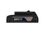 Akumuliatorius BOSCH Professional GBA 18V 2.0Ah, akumuliatoriaus įtampa 18 V, akumuliatoriaus talpa 2 Ah