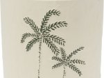 Kambarinis keraminis vazonas Palmės, smėlio sp., 13,8 x 13,8 x 12 cm.
