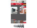 Sukamas kaištis GKP TOX Spiral Plus, 37-4, su sraigtu, 4 vnt.
