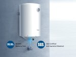 Elektrinis vandens šildytuvas MIDEA Fashion 100L, 1,5kW, vertikalus
