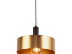 Pakabinamas šviestuvas SEARCHLIGHT Knox, E27, 1x60W, AXPxG 140x30x30 cm, aukso sp., 20223-1GO