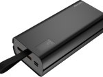 Išorinė baterija SPONGE, 30000 mAh, 22,5 W, greitas įkrovimas, USB-C, USB-A lizdas