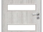 Laminuotos vidaus durys su užlaida VOSTER Milano, dešininės, spalva Silver oak, matmenys 2030 x 644 x 40 mm