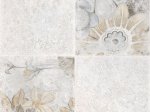 Dekoratyvinės keraminės plytelės KAI EDEN GEOMETRIC LIGHT GREY 3421, 25 x 50 cm, 1,625 m2/dėž., įvairiaspalvės