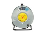 Ilgiklis ritė ORRO, 4 lizd., 50m, su įž., 3x1,5, metalas, su dangteliais, YL-6010-50