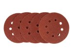 Šlifavimo diskas SPECIALIST+, su skylėmis, P150, 125 mm, 5 vnt.