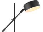 Stalinis šviestuvas GLOBO Gianna, E14 25 W, 230V, su jungikliu ant laido, laidas 1,5m, metalinis, matinės juodos sp., 420 x 160 x 500 mm, 24099TB