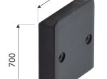 Kreipiamųjų sujungimas sist. VELANO, SGL 70x60 mm DMX 5871