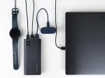 Išorinė baterija SPONGE, 20000 mAh, 22,5 W, greitas įkrovimas, USB-C, USB-A lizdas