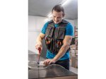 Liemenė HOGERT WORKWEAR Helwig, įrankiams, 100% poliesteris,juoda spalva