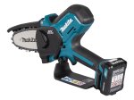 Akumuliatorinis genėjimo pjūklas MAKITA UC100DWA, 12 V, pjov. juostos ilgis 10 cm, bešepetėlis variklis,  komplekte 2,0 Ah akumuliatorius ir pakrovėjas