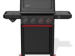 Dujinė kepnsinė WEBER Spirit EPX-435R, 4 degikliai, 118 x 65 x 132 cm, su ratukais, juoda