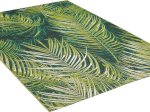 Kilimas ANDIAMO Portland, 80 x 150 cm, žalios spl., 75% polipropilenas, 25% poliesteris, tinkamas viduje ir lauke, Egiptas, 704194